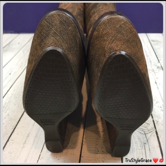 BNIB Stuart Weitzman Kneedeep Platform Wedge Boots - Picture 5 of 8